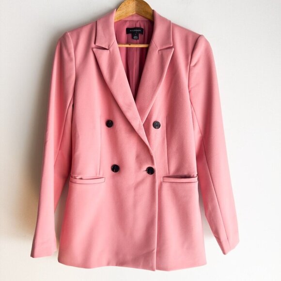 Halogen Pink Double Breasted Blazer S - Picture 3 of 5